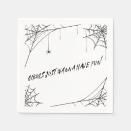 Guardanapo De Papel os fantasmas só querem divertir-se - coquetel de l