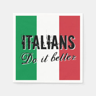 Guardanapo De Papel Os italianos fazem-no melhor e engraçado guardanap