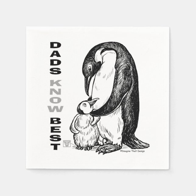 Guardanapo De Papel Os pais conhecem melhor (Frente)