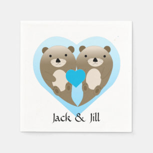 Guardanapo De Papel Otter Love