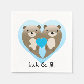 Guardanapo De Papel Otter Love