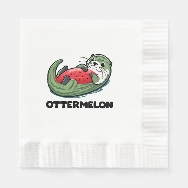 Guardanapo De Papel Ottermelon (Frente)