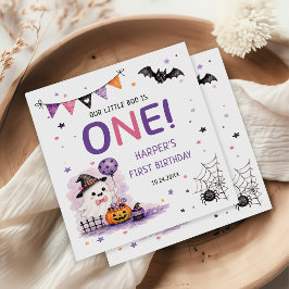 Guardanapo De Papel Our Little Boo Halloween Birthday Napkins