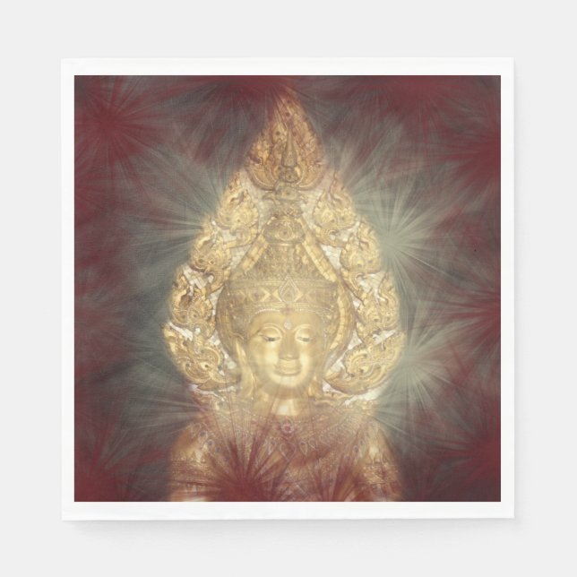 Guardanapo De Papel ouro buddha napkins (Frente)
