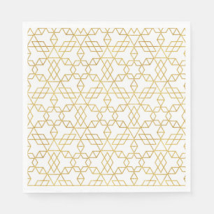 Guardanapo De Papel Ouro do art deco