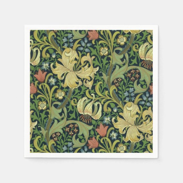 Guardanapo De Papel Ouro Lily (Frente)