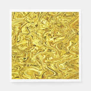 Guardanapo De Papel ouro líquido
