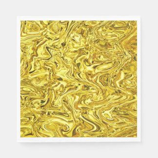 Guardanapo De Papel ouro líquido