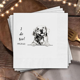 Guardanapo De Papel Ouro Retriever Dog Personalizado Eu Também Faço
