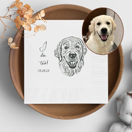 Guardanapo De Papel Ouro Retriever Dog Personalizado I Doo Too