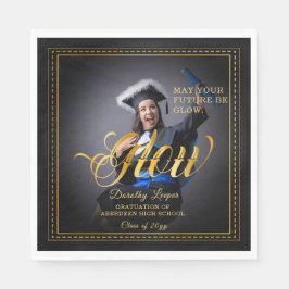 Guardanapo De Papel Ouro toque Brilhe o seu futuro.