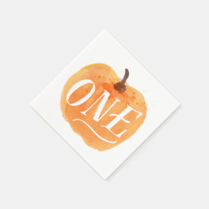 Guardanapo De Papel outono de Abóbora Primeiro aniversário