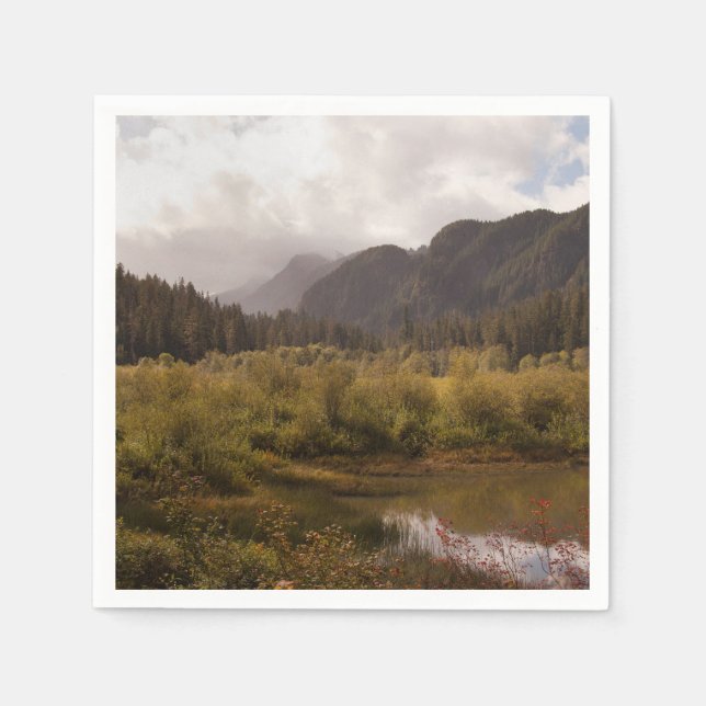 Guardanapo De Papel Outono nas montanhas (Frente)