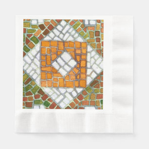 Guardanapo De Papel OUTUMN MOSAIC - Papel de Almofada Cozido Napkins