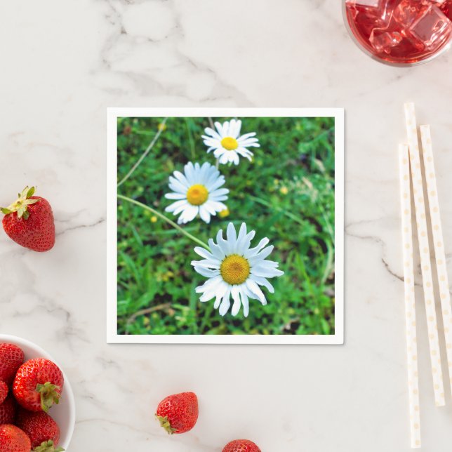 Guardanapo De Papel Ox-Eye Daisies Napkins (Insitu)