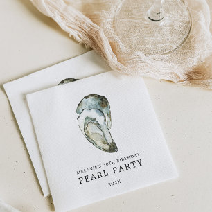 Guardanapo De Papel Oyster Pearl  Ostras duplas