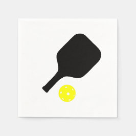 Guardanapo De Papel Pá e bola de picleball
