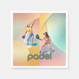 Guardanapo De Papel Padel Cocktail Napkin – The Vibrant Padel Style