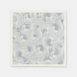 Guardanapo De Papel Padrão Azul-Teal Dusty