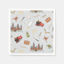 Guardanapo De Papel Padrão Cartoon Hogwarts Harry Potter
