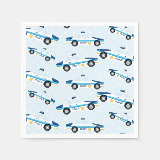 Guardanapo De Papel Padrão da polícia (Frente)