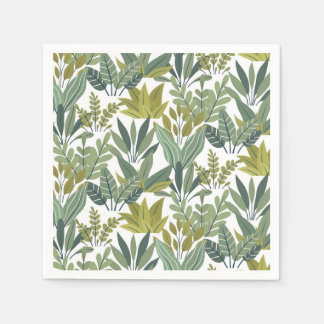 Guardanapo De Papel Padrão das plantas