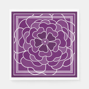 Guardanapo De Papel Padrão de abstrato roxo escuro