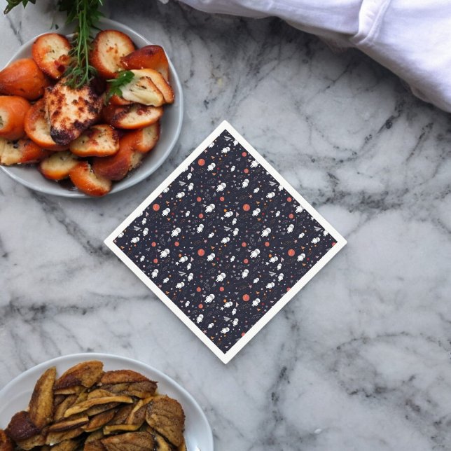 Guardanapo De Papel Padrão de Astronauta de Dodle (dinner napkin)