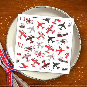 Guardanapo De Papel Padrão de Avião Militar da Segunda Guerra Mundia