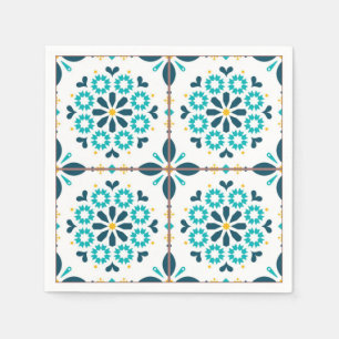 Guardanapo De Papel Padrão de azulejos cerâmicos
