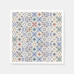 Guardanapo De Papel Padrão de azulejos cerâmicos