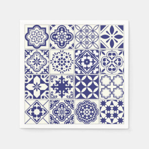 Guardanapo De Papel Padrão de azulejos cerâmicos