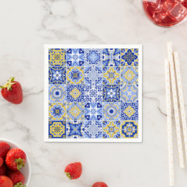 Guardanapo De Papel Padrão de Azulejos Portugueses