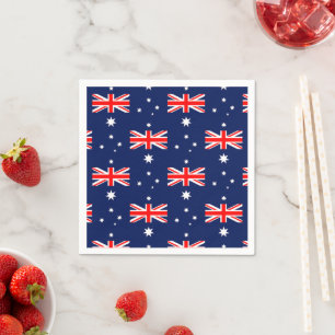 Guardanapo De Papel Padrão de bandeira da Austrália