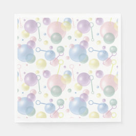 Guardanapo De Papel Padrão de Bolha Colorida Bonito