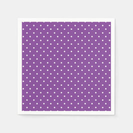 Guardanapo De Papel Padrão de bolinhas roxo sem emenda 