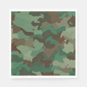 Guardanapo De Papel Padrão de Camuflagem Militar (Forças Armadas)