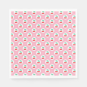 Guardanapo De Papel Padrão de Cereja – Presente & Decoração de Frutas