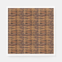 Guardanapo De Papel Padrão de cesta do Wicker