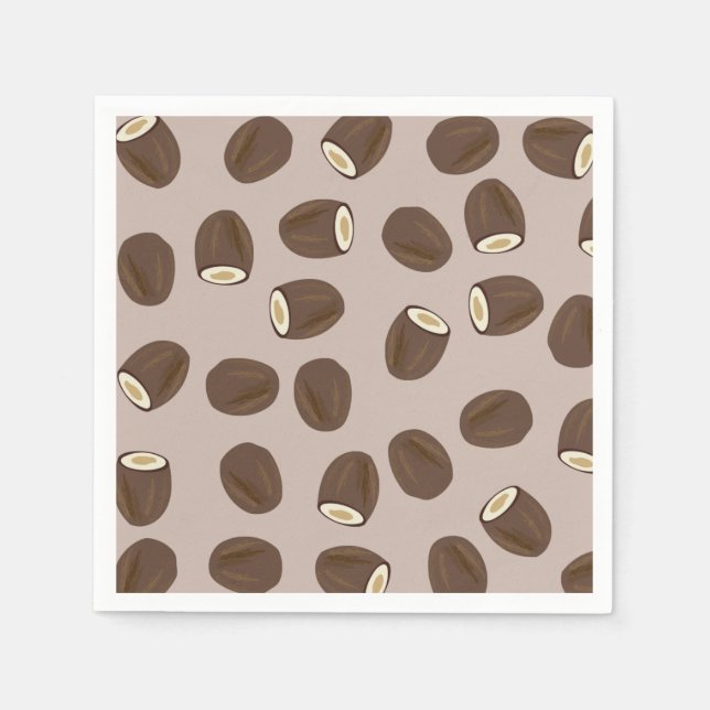 Guardanapo De Papel Padrão de Coco (Frente)