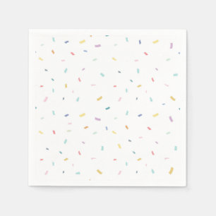 Guardanapo De Papel Padrão de Confetti de Molho de Água