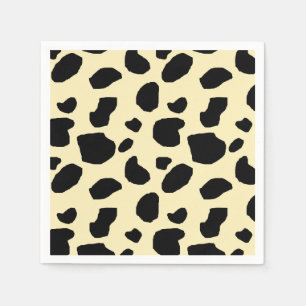 Guardanapo De Papel Padrão de cor da pele de animal vaca Design 