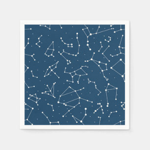 Guardanapo De Papel Padrão de Estrela de Constelação