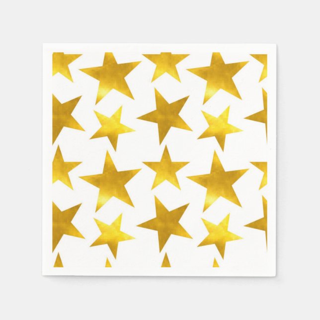 Guardanapo De Papel Padrão de estrelas (Frente)