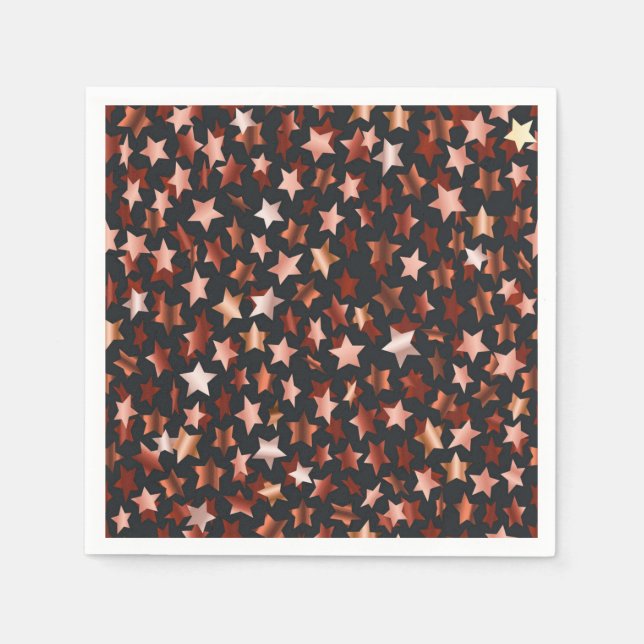 Guardanapo De Papel Padrão de estrelas (Frente)