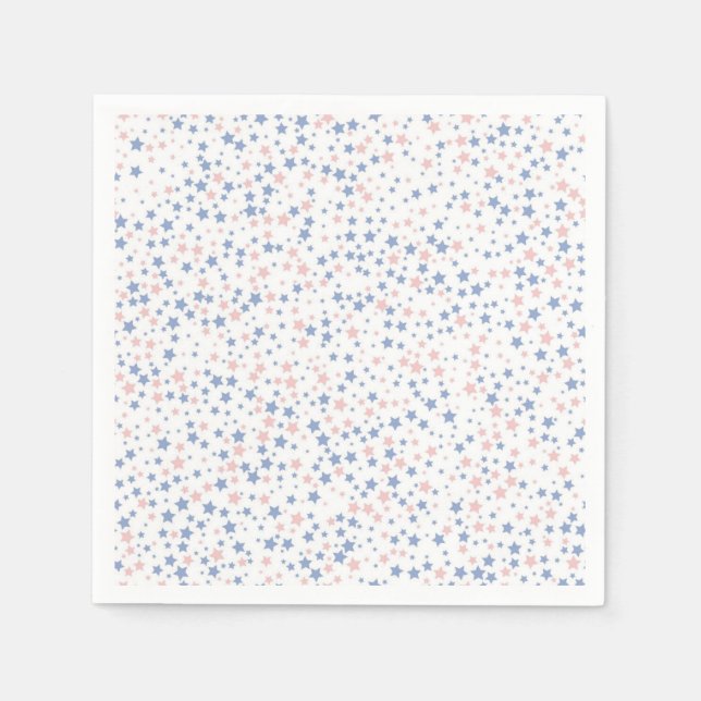Guardanapo De Papel Padrão de estrelas (Frente)