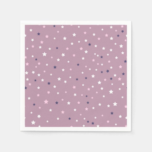 Guardanapo De Papel Padrão de estrelas (Frente)