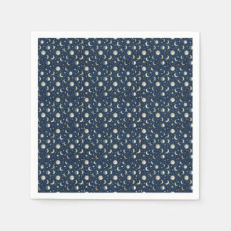 Guardanapo De Papel Padrão de Estrelas e Lua
