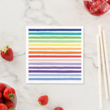 Padrão de Faixa de Pincel de Aquarela Arco-íris