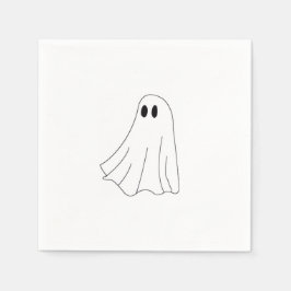 Guardanapo De Papel Padrão de Fantasma Pastel Fofo